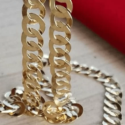 Colar Corrente Gargantilha Ouro Maciço 18k - 45 Cm - 20 gramas