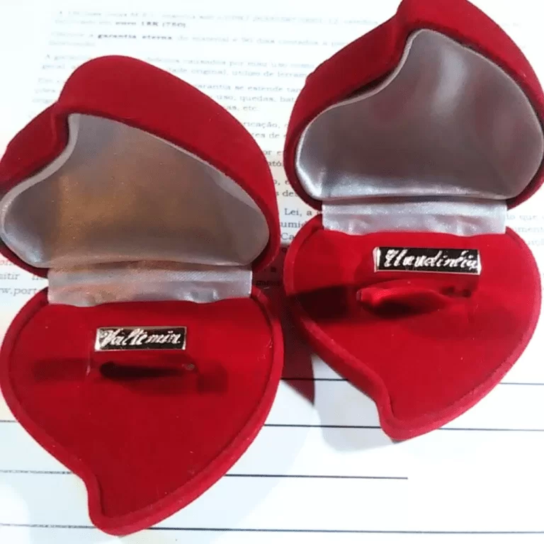 Par de Anéis de Chapinha Retangular  em Ouro 18k -- Casal, Compromisso, Namoro, Familia, Amigas - 9 Gramas o par