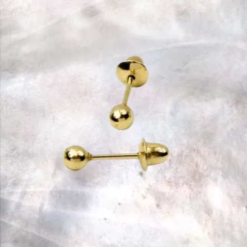 Par de Brinco Infantil - 2,5 mm