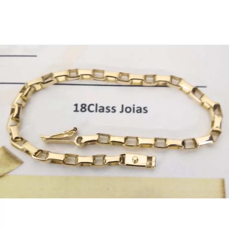 Pulseira Cartier Ouro Maciço 18k - Fecho Gaveta - 8 gramas