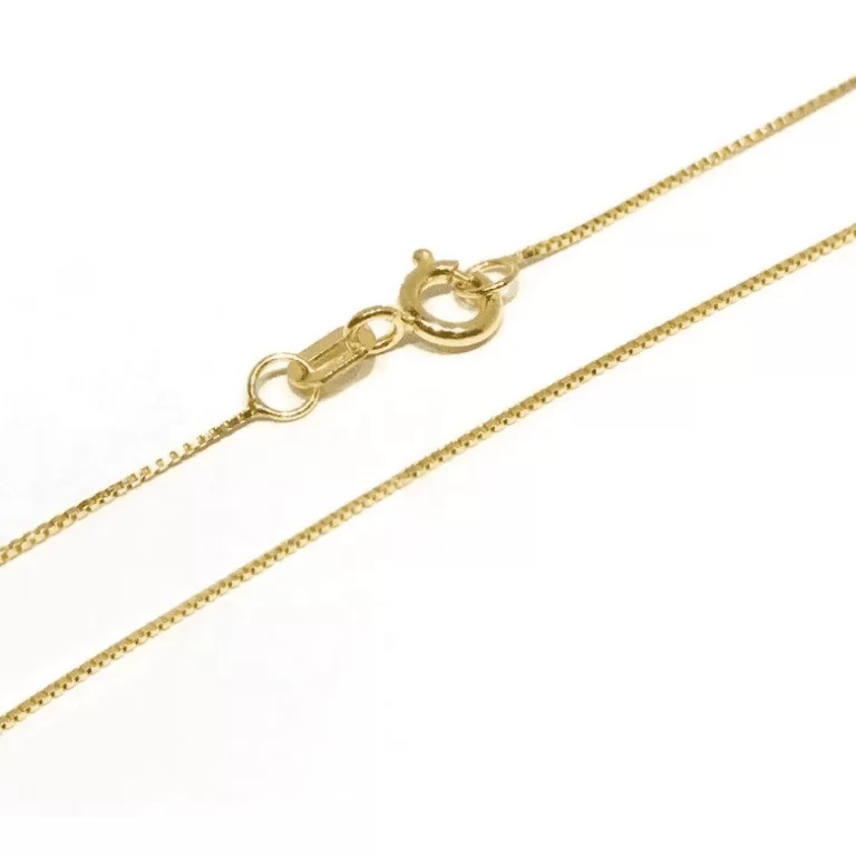 Corrente Gargantilha Veneziana  em Ouro 18k - 45 Cm - 1,5 Gramas